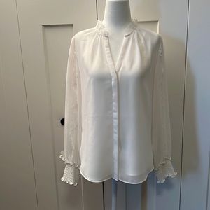 White House Black Market, New with tags, white blouse